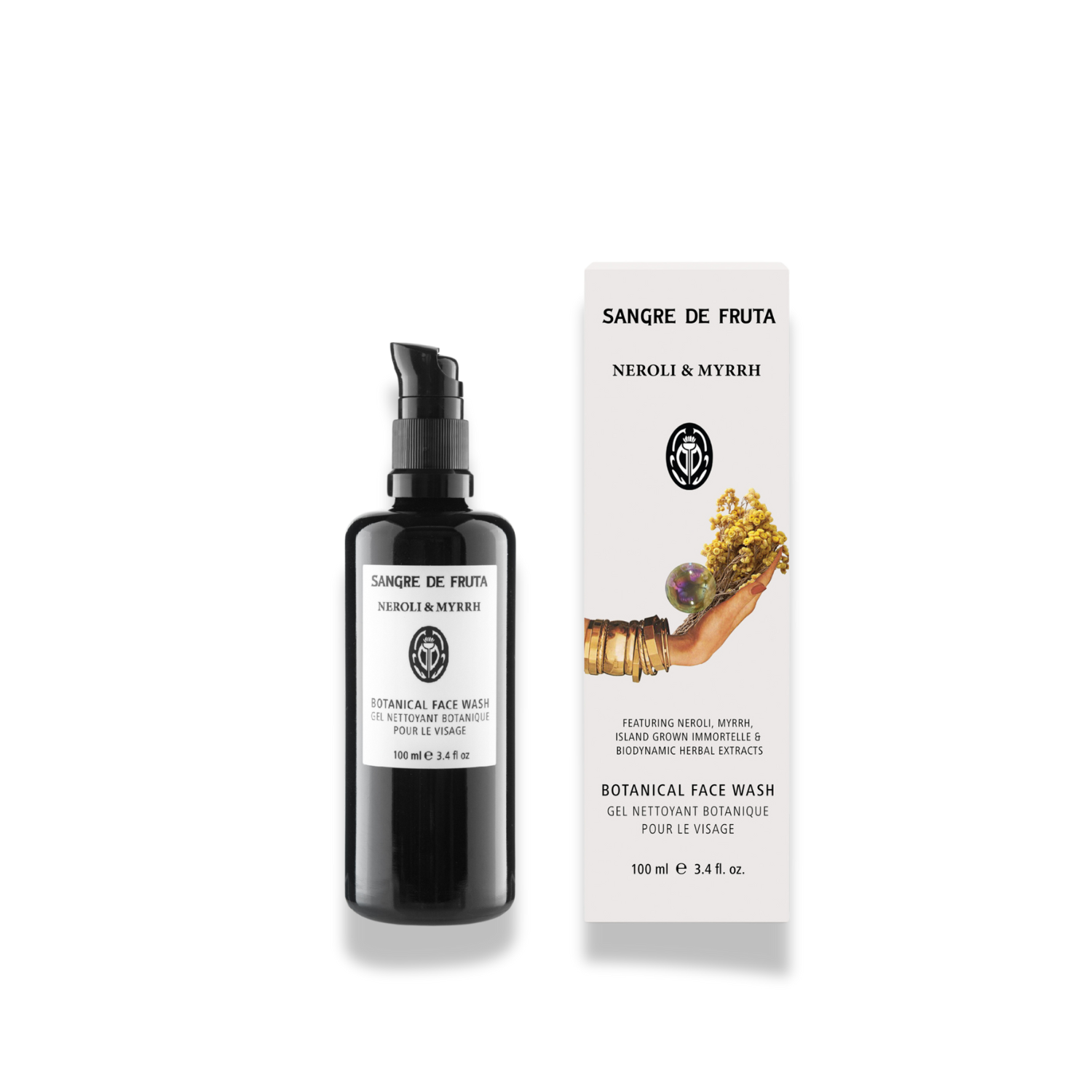 Neroli & Myrrh Botanical Face Wash